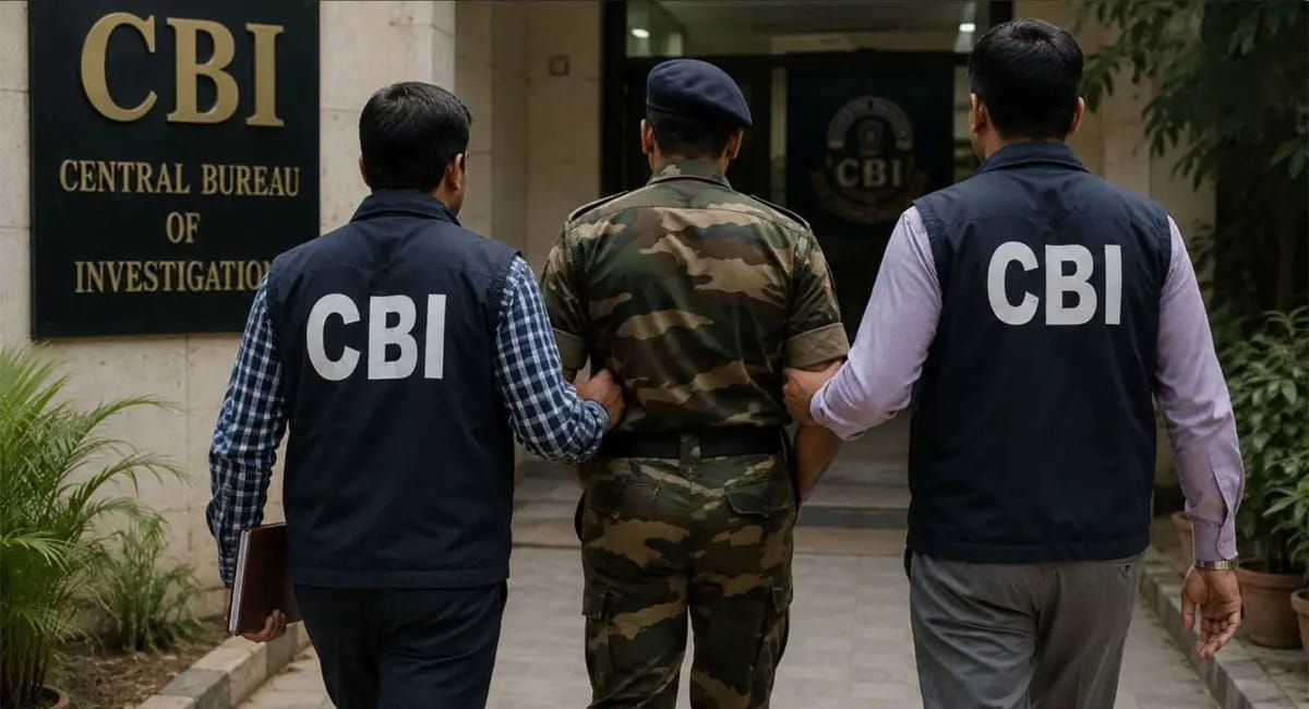 CBI ने सेना के कर्नल हिमांशु बाली को किया गिरफ्तार, 50 लाख रिश्वत लेने का आरोप