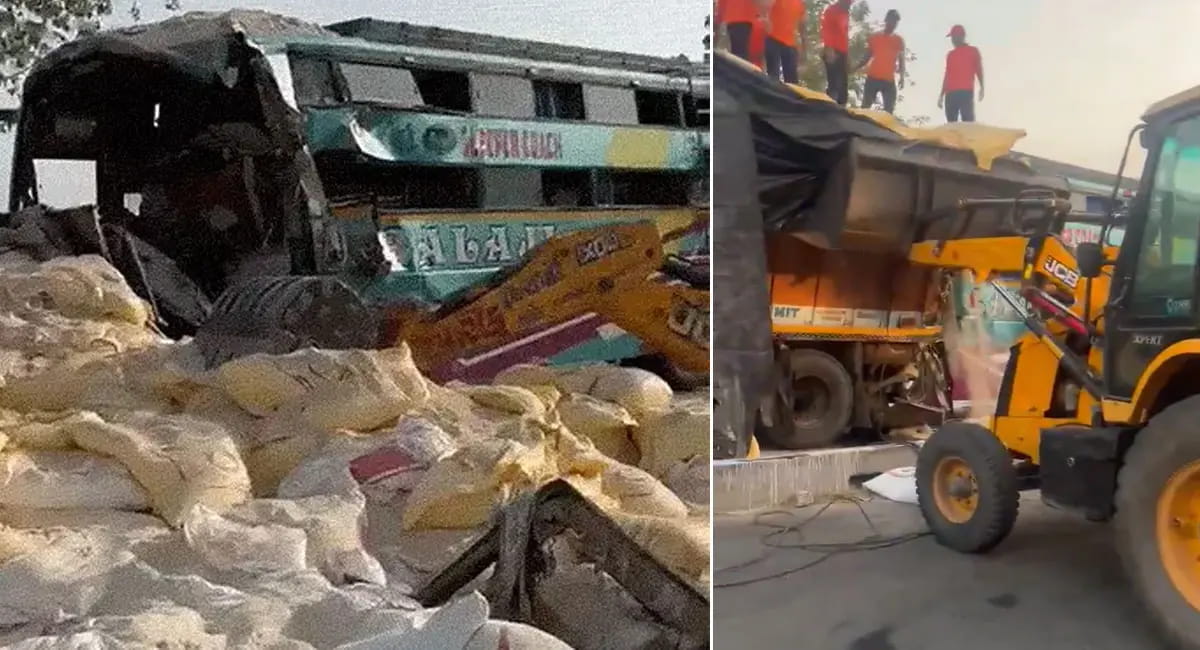 6 यात्रियों की मौत, 31 घायल; राजस्थान से सूरत जा रही थी बस