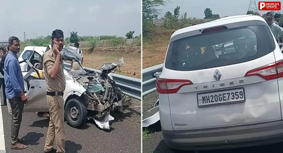 ट्रक में घुसी तेज रफ्तार कार, महाराष्ट्र के 4 यात्रियों की मौत; 2 गंभीर घायल
