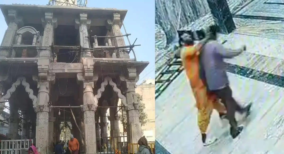 अचलेश्वर मंदिर के अंदर मारपीट, प्रसाद विवाद पर पुजारी ने श्रद्धालु को पीटा; CCTV में कैद हुई घटना