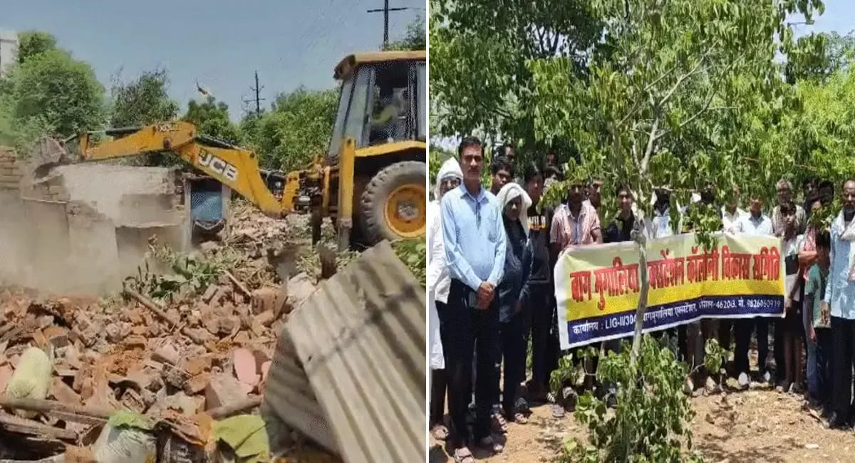 अयोध्या बायपास 10 लेन प्रोजेक्ट के लिए कार्रवाई तेज, 38 पक्की झुग्गियां हटाईं