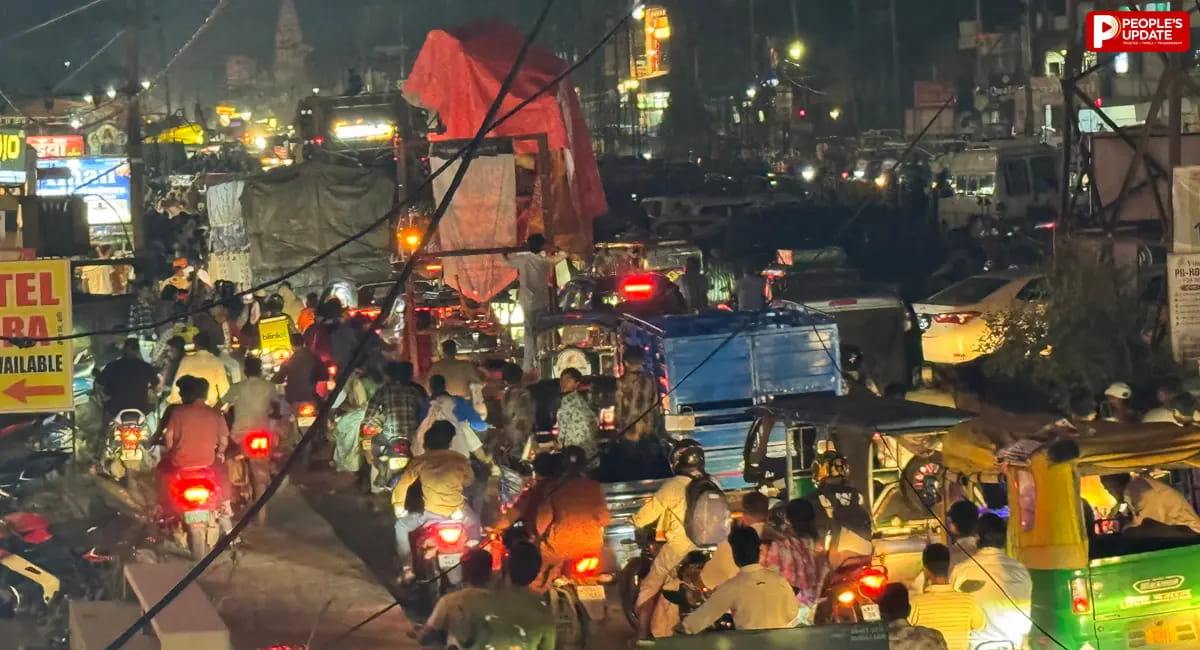 भोपाल में करोंद से BMHRC तक लगा लंबा जाम, यातायात व्यवस्था पर उठे सवाल