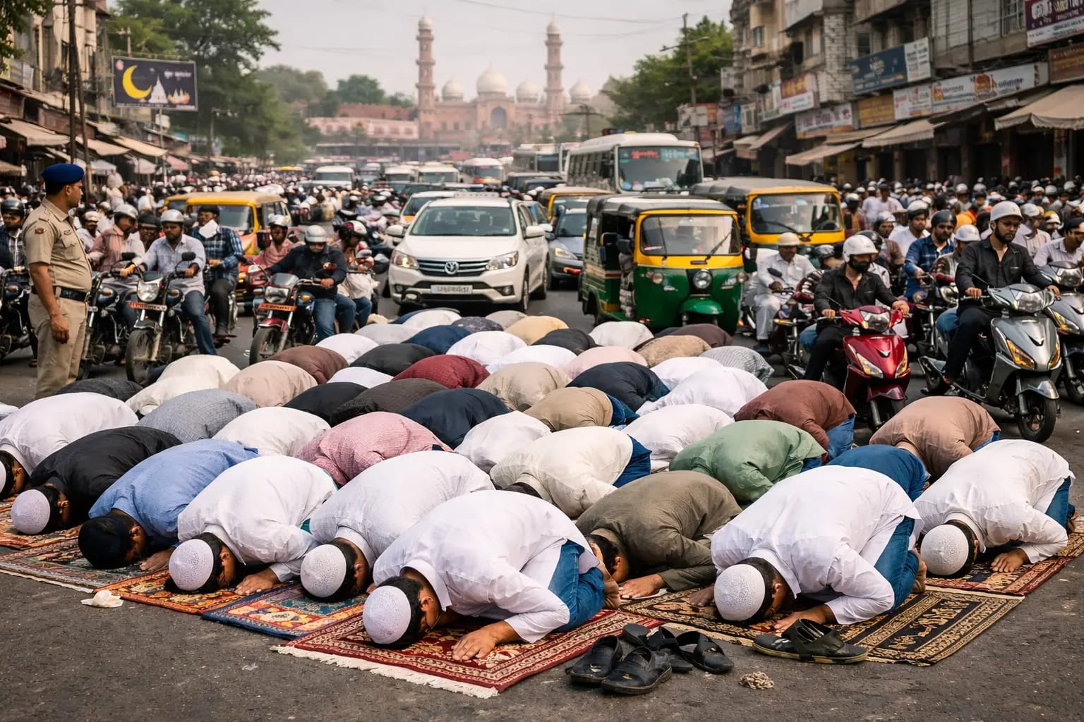 ईद-उल-फितर पर ट्रैफिक प्लान लागू: कई रूट डायवर्ट, भारी वाहनों की एंट्री पर रोक