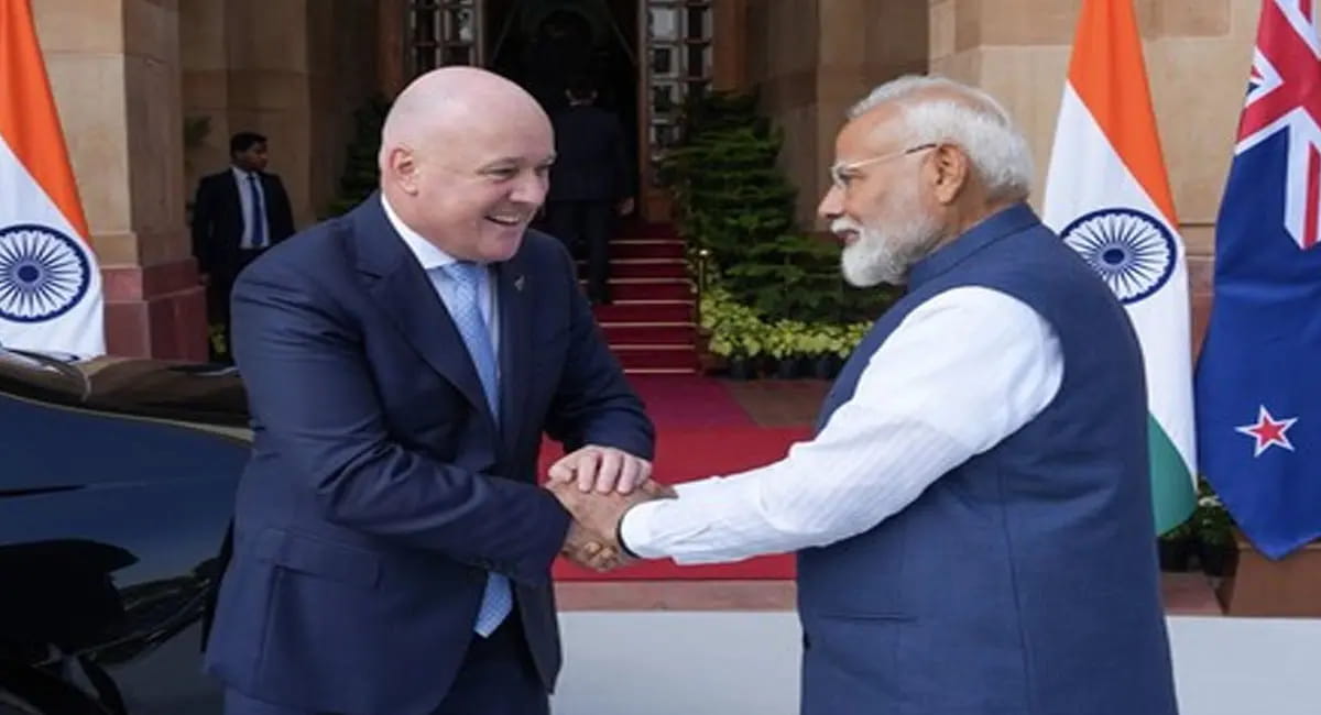 भारत-न्यूजीलैंड मुक्त व्यापार समझौते पर बोले प्रधानमंत्री लक्सन, पीढ़ियों में मिलने वाला अवसर