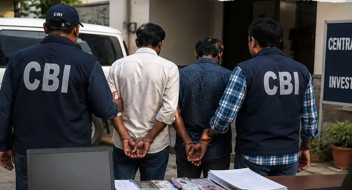 दुर्ग-रायपुर में CBI की बड़ी कार्रवाई, दो कर्मचारी गिरफ्तार