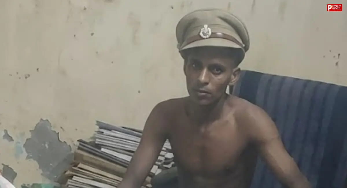 SHO बनकर कुर्सी संभाली, टोपी पहन फाड़े सरकारी कागज