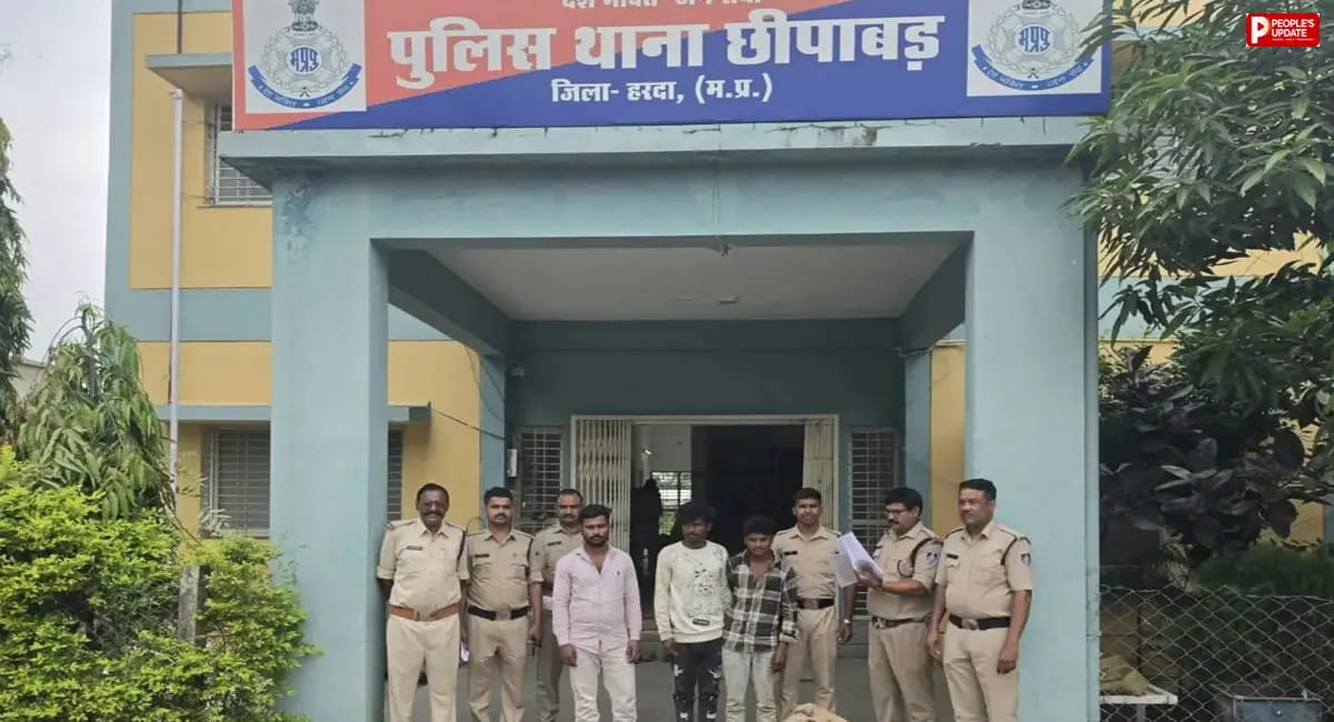 हरदा: खेतों से मोटर पंप चोरी करने वाले आरोपी गिरफ्तार, 70 हजार का सामान जब्त