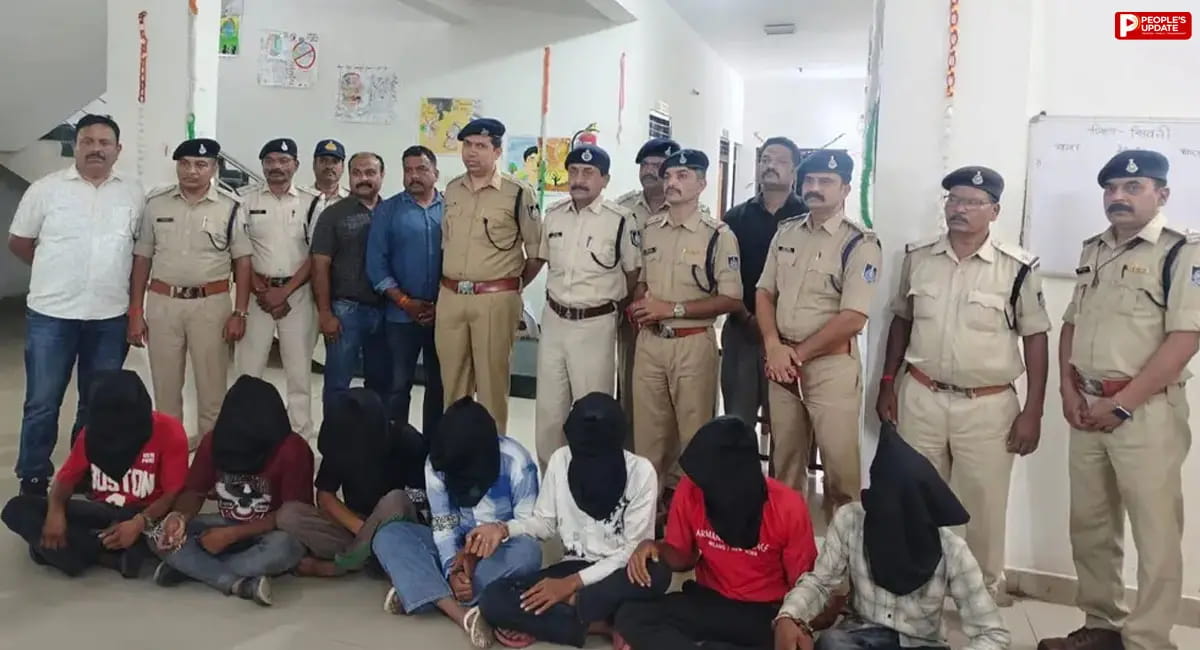 सिवनी में 1.08 करोड़ की लूट का 24 घंटे में खुलासा, 7 आरोपी गिरफ्तार