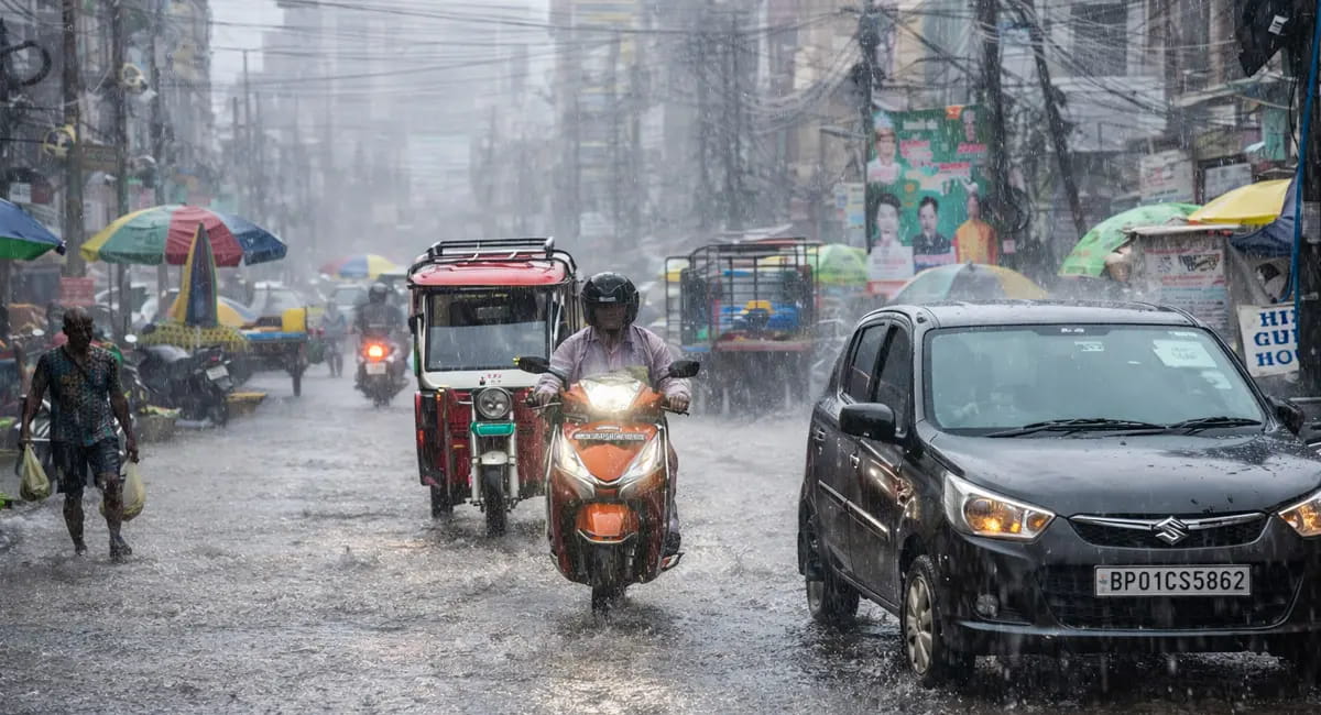 तेज हवाओं के साथ ओलावृष्टि का अंदेशा, 7 राज्यों में अलर्ट