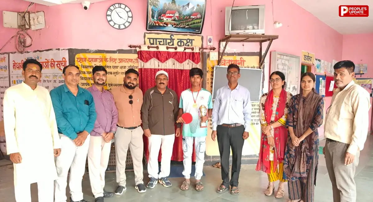 टेबल टेनिस में आदित्य भोई का राज्य स्तर पर चयन, भोपाल संभाग की टीम में बनाई जगह
