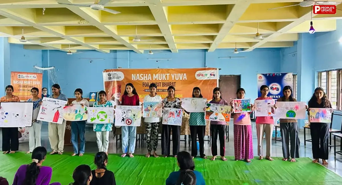 सीहोर: नशे को ना, जिंदगी को हां... महिला पॉलीटेक्निक की छात्राओं ने कविता-नाटक से दिया बड़ा संदेश