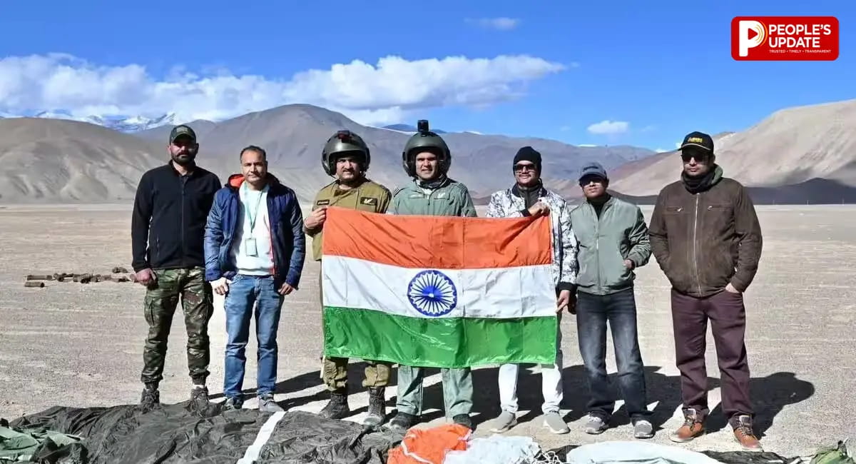 DRDO की ऐतिहासिक उपलब्धि: लद्दाख के न्योमा में 16,000 फीट पर एडवांस्ड हाई-एल्टीट्यूड पैराशूट का पहला लाइव जंप सफल