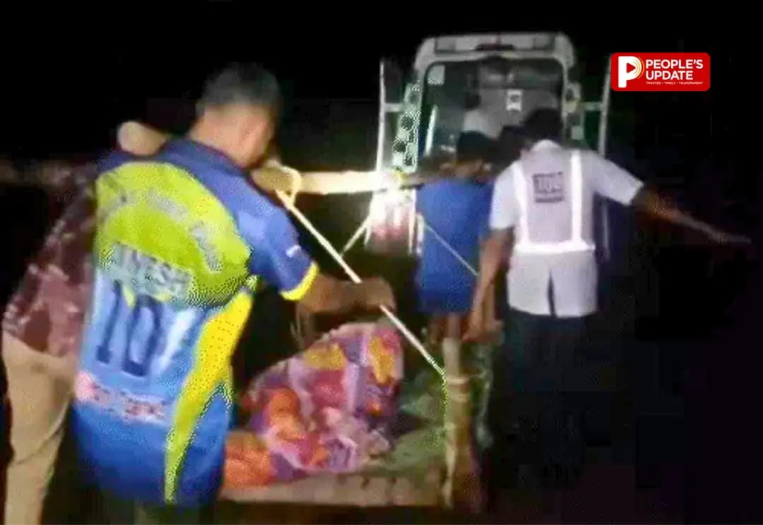 रायगुड़ा में 7 किमी तक खाट पर ढोया मरीज, सड़क नहीं तो एंबुलेंस भी बेबस
