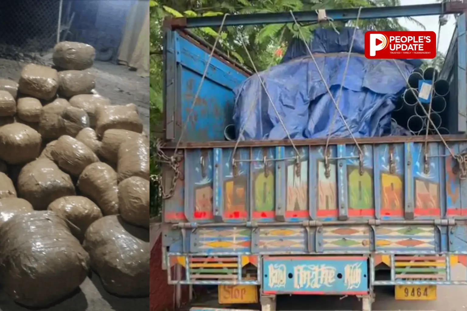 रायपुर में गांजा तस्करी पर DRI का बड़ा शिकंजा, पाइप की आड़ में 250 किलो गांजा जब्त