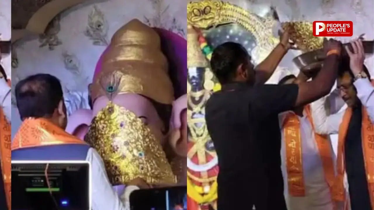 रायपुर में गणेशोत्सव की धूम, गोलबाजार के बप्पा को पहनाया 771 ग्राम सोने का मुकुट, CM साय ने की पूजा