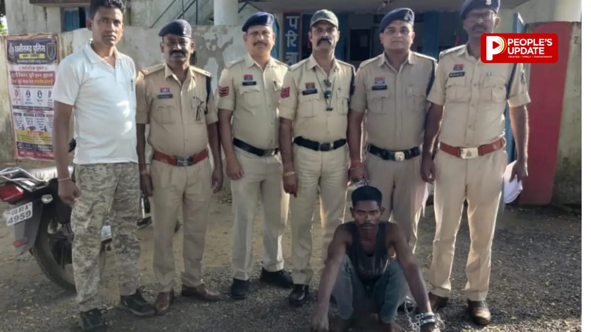 कलयुगी बेटा ने पिता की हत्या, हत्या के बाद गांव में ही छिपा बेटे की पुलिस ने घेराबंदी कर दबोचा