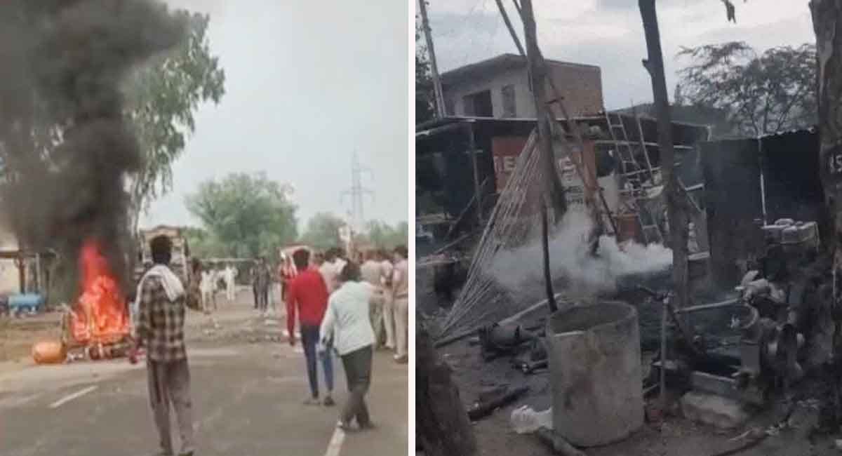 नूंह के फिरोजपुर झिरका में हिंसक झड़प, पथराव-आगजनी में 10 लोग घायल, तनावपूर्ण माहौल 