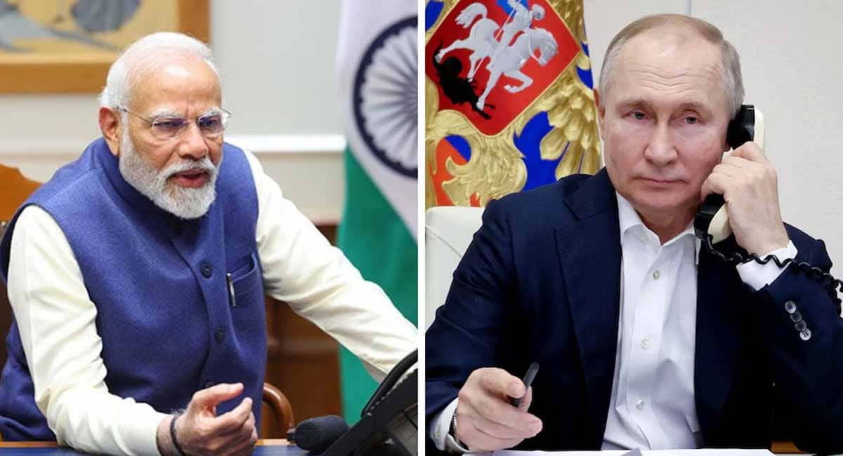 रूसी राष्ट्रपति पुतिन ने पीएम मोदी को किया फोन, ट्रंप से मुलाकात की दी जानकारी, मोदी बोले- संवाद से सुलझे यूक्रेन संकट