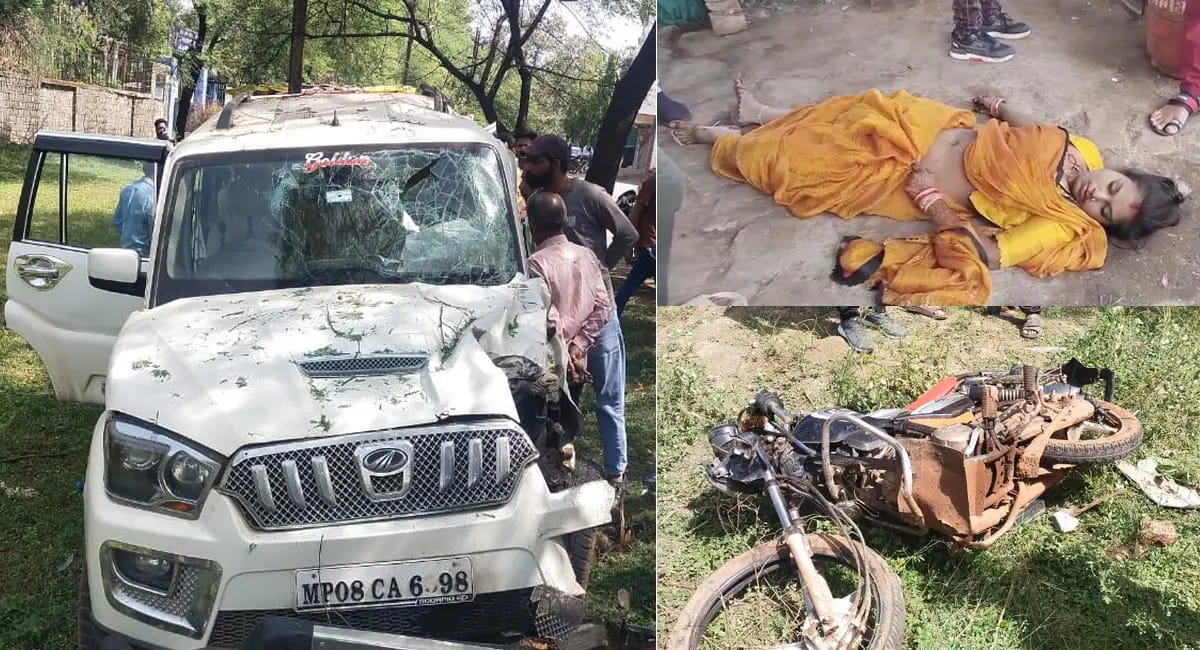 जिसके हाथों में रची थी करवा चौथ की मेहंदी, उसकी बेकाबू कार ने ले ली जान, पति की भी मौत