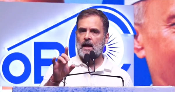 कांग्रेस का OBC सम्मेलन, राहुल गांधी ने PM मोदी पर साधा निशाना, कहा- मोदी में दम नहीं, मैं दो-तीन बार मिल चुका हूं उनसे