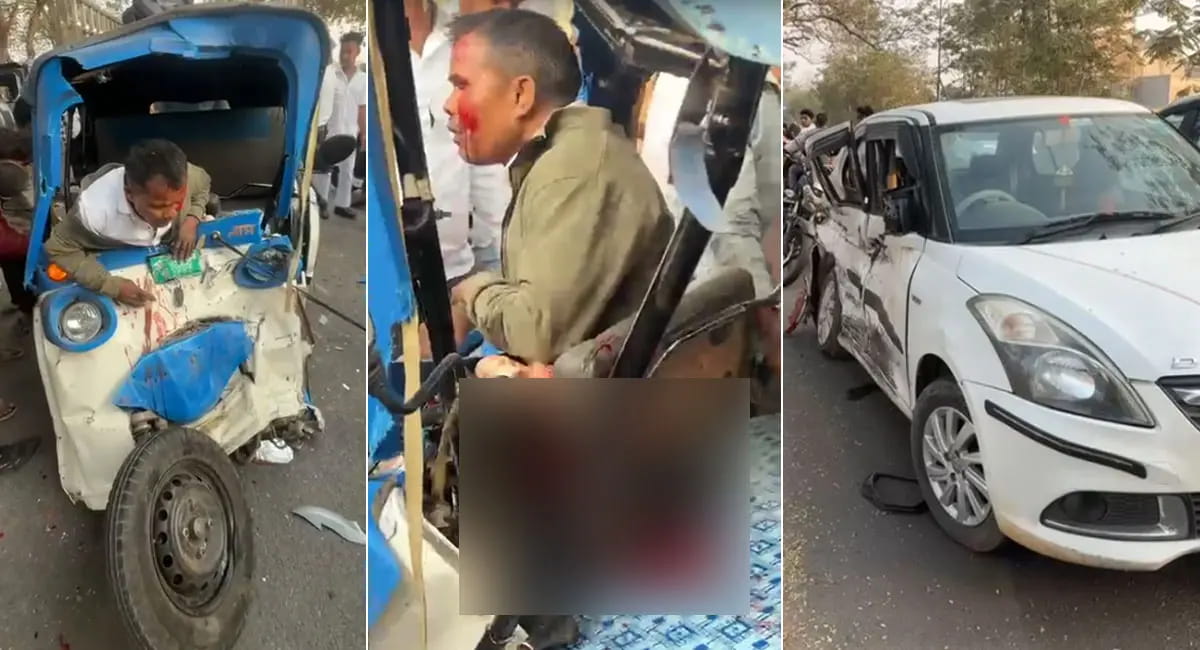 ई-रिक्शा चालक का पैर कटा, बोलेरो ने मारी टक्कर; केस दर्ज