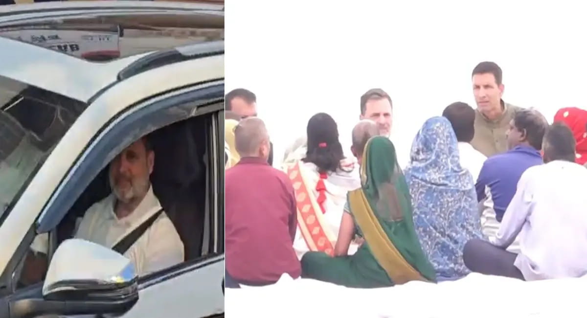 इंदौर पहुंचे राहुल गांधी, बॉम्बे हॉस्पिटल में मरीजों से की मुलाकात; भागीरथपुरा इलाके में पीड़ित परिवारों से भी मिले