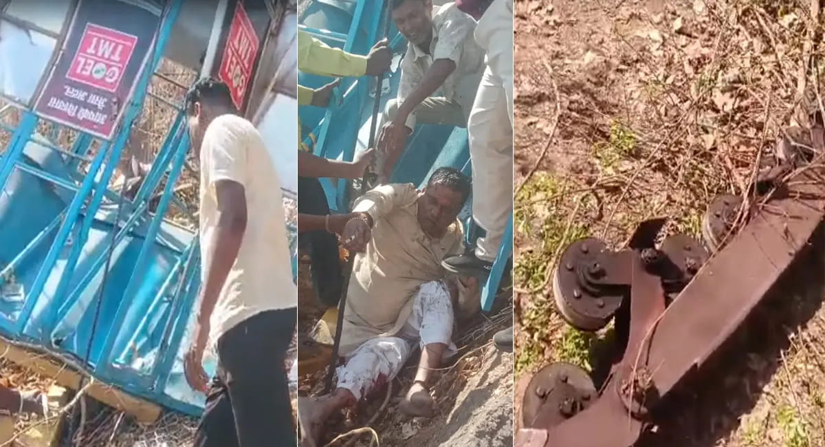 ट्रॉली गिरने से महिला की मौत, 6 श्रद्धालु घायल
