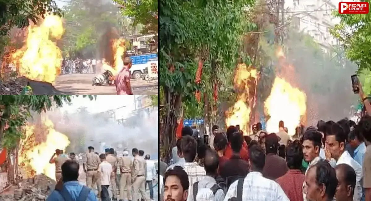 सोशल मीडिया इन्फ्लुएंसर समेत 4 लोग झुलसे, इलाके में फैली दहशत