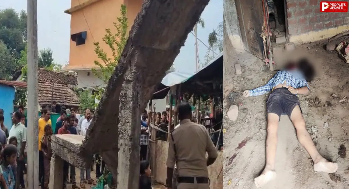 नर्मदापुरम में युवक की गला रेतकर हत्या, घर से 50 फीट दूर खंडहर में मिला शव