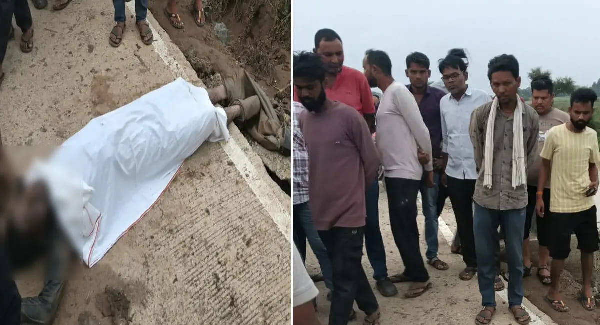 तेंदूखेड़ा में नहाते समय तेज बहाव में बहा युवक, डोभी के पास मिला शव