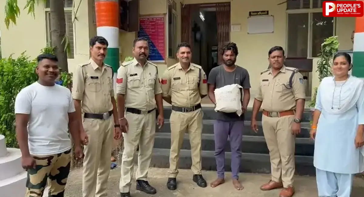 हरदा में नशे पर पुलिस का वार, भुट्टे की दुकान की आड़ में गांजा बेचने वाला गिरफ्तार