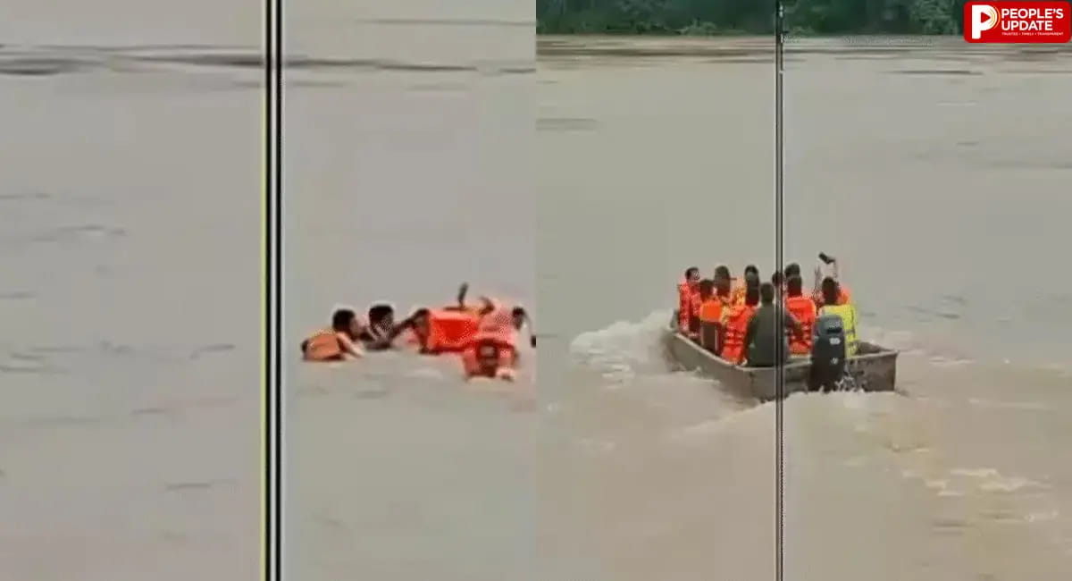 जबलपुर के ग्वारीघाट में हादसा, नर्मदा में डूबी होमगार्ड की मोटरबोट; क्षमता से ज्यादा सवार थे जवान
