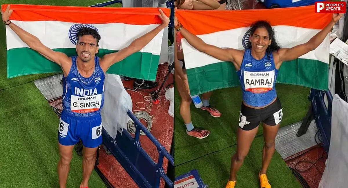 एथलेटिक्स में भारत का डबल धमाल: गुलवीर को सिल्वर, विथ्या रामराज ने तोड़ा पीटी उषा का 42 साल पुराना रिकॉर्ड