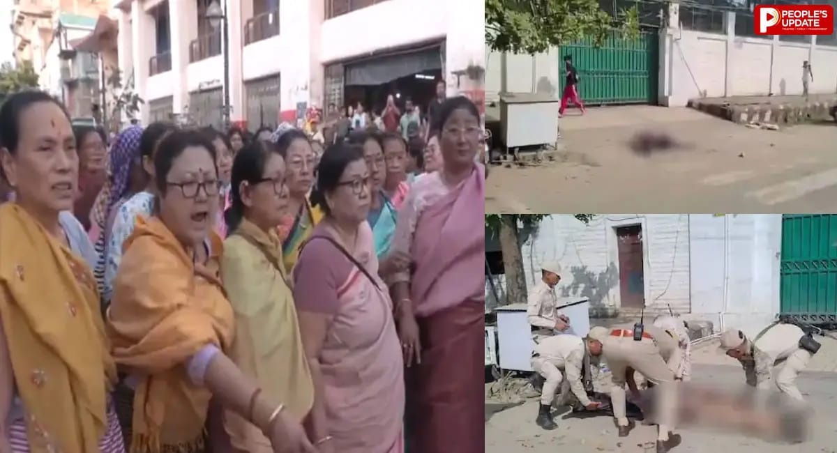 मणिपुर में फिर भड़की हिंसा, 2 लोगों की मौत; CM आवास के बाहर शव रखकर प्रदर्शन