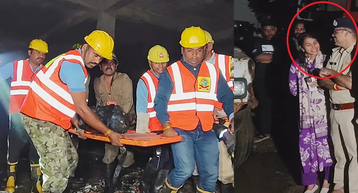 एमपी के बेशर्म अधिकारी .. मौत के मौके पर ऐसी हंसी,  एसीपी और एडिशनल डीसीपी हँसते रहे