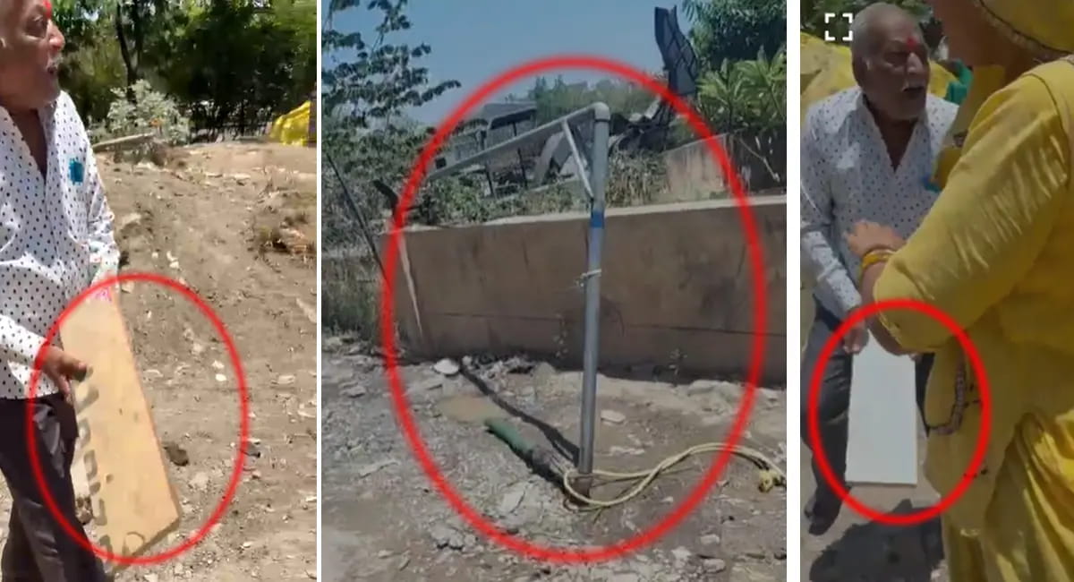 रहवासियों ने हाइड्रेंट तोड़ा; टैंकर चालकों से विवाद