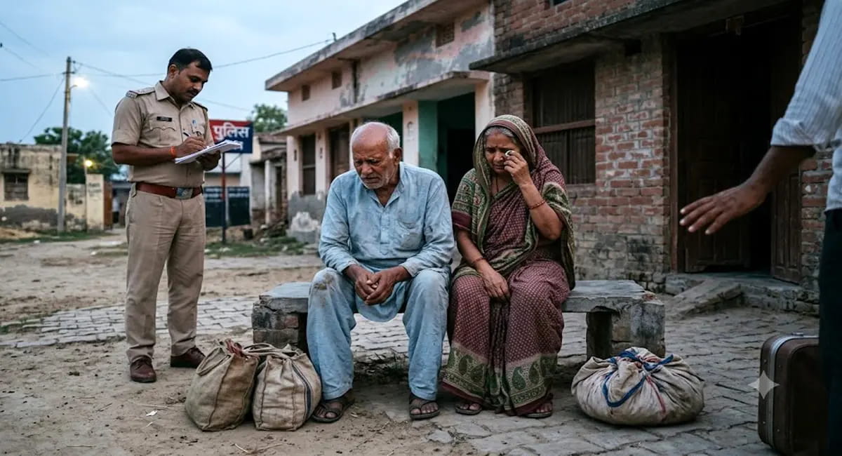 बेटे-बहू पर बुजुर्ग माता-पिता से मारपीट कर घर से निकालने पर , पुलिस ने दर्ज किया प्रकरण