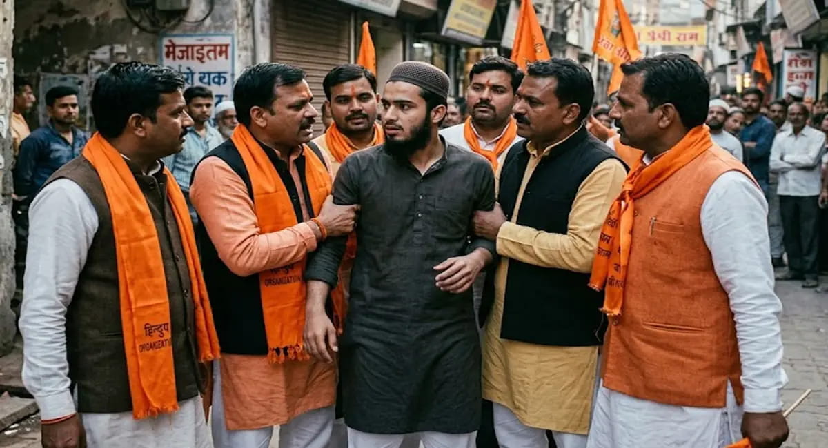 पहचान खुलते ही हिंदू संगठन ने पकड़ा