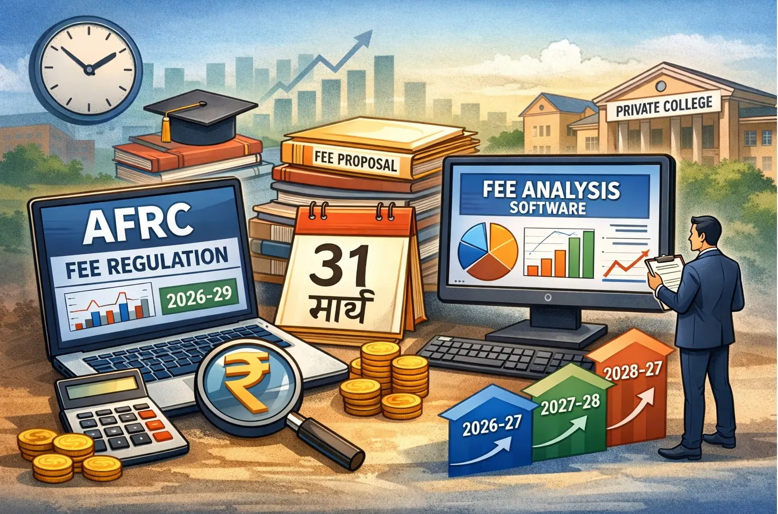 AFRC सॉफ्टवेयर के जरिए तय करेगी प्रोफेशनल कोर्स की फीस