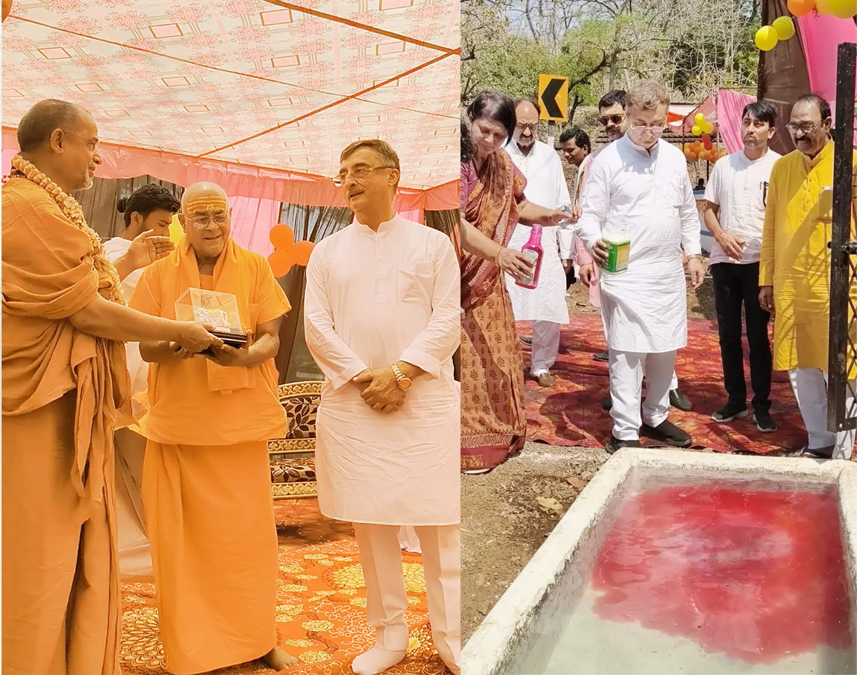 सवा सौ गायों ने लिया शरबत का लुत्फ, 3 क्विंटल तरबूज भी खाए!