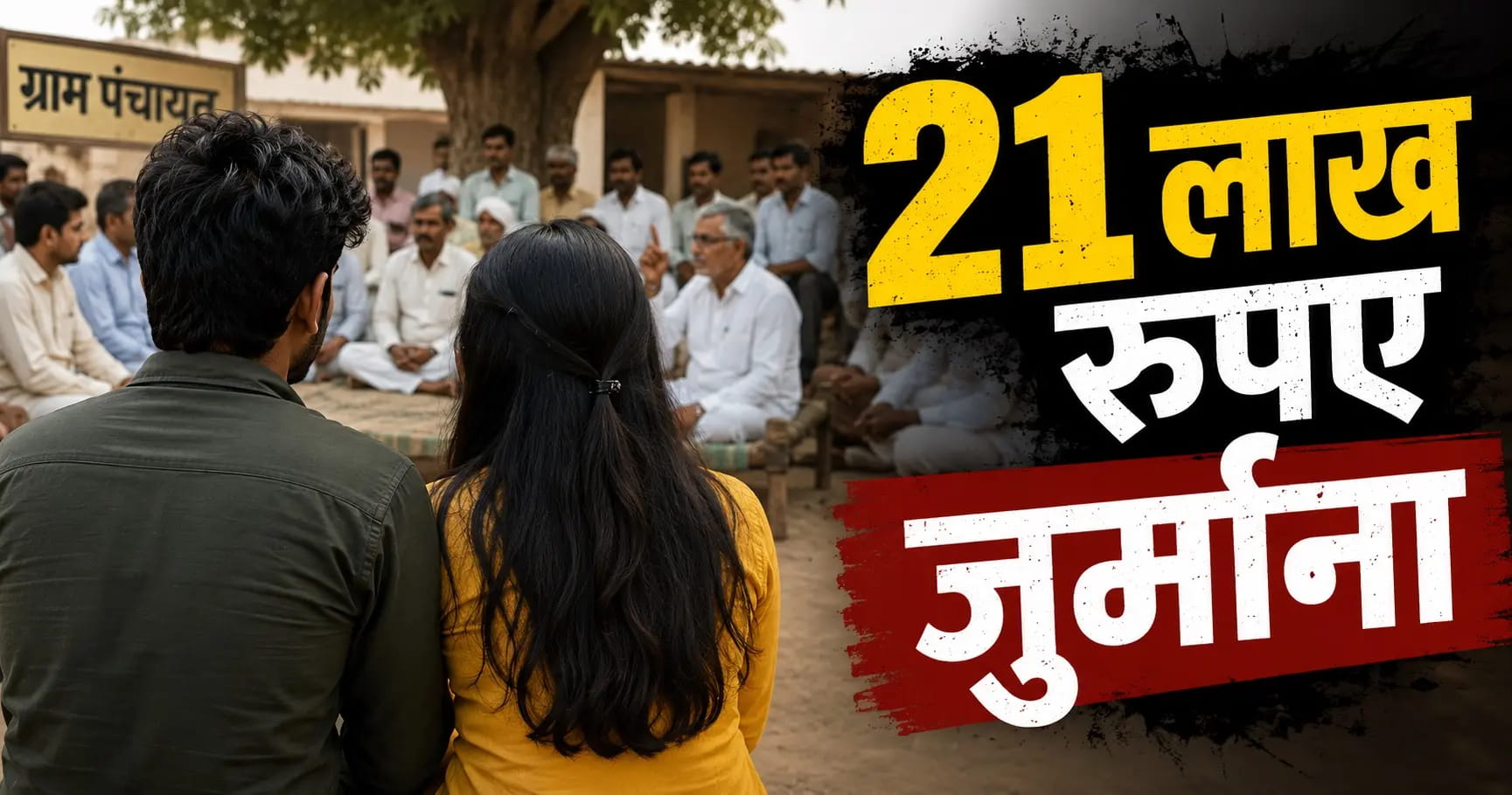लिव-इन में रह रहे युवक-युवती के घर वालों पर 21 लाख रुपए का फाइन!