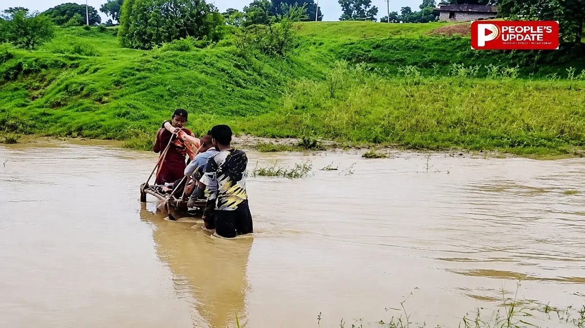 सिंगरौली में सड़क नहीं होने का दर्द-डिलीवरी के बाद खाट पर नाला पार कर घर पहुंच सकी महिला, वर्षों से की जा रही पुलिया निर्माण की मांग