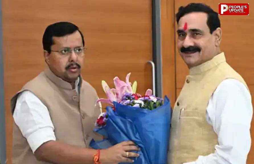 भोपाल का दौरा रद्द कर अचानक दिल्ली पहुंचे डॉ. नरोत्तम मिश्रा, भाजपा अध्यक्ष नितिन नवीन से की खास मुलाकात