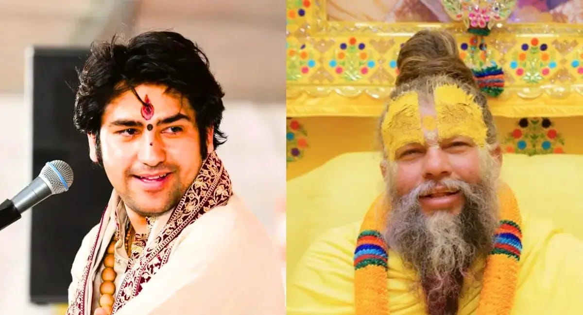वृंदावन की पावन भूमि पर पहुंचे बागेश्वर धाम सरकार... प्रेमानंद महाराज से हुई आत्मीय भेंट