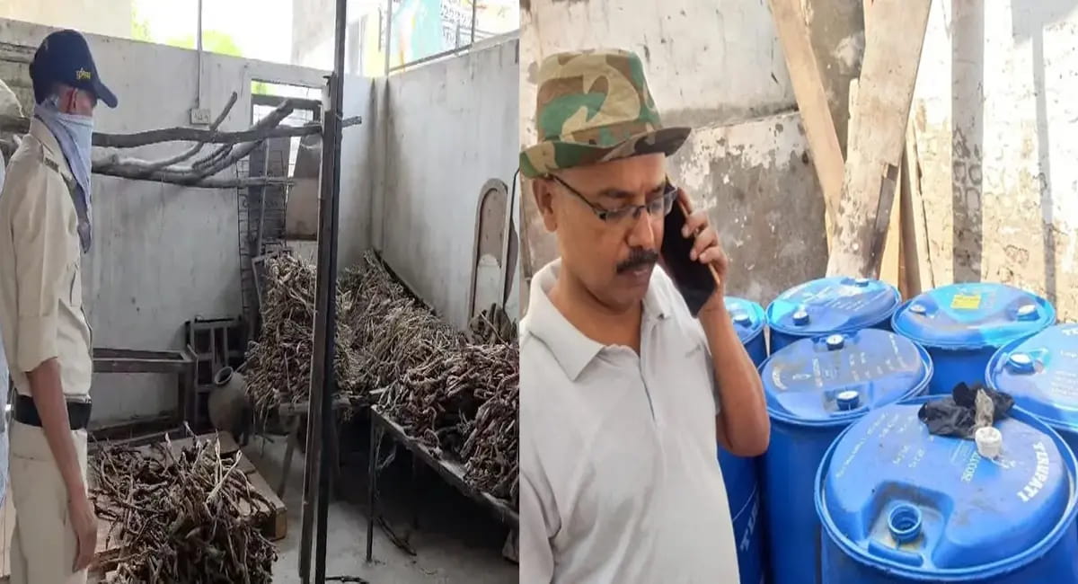 चर्बी से बन रहा था घी, छापे में ड्रम और कनस्तर जब्त