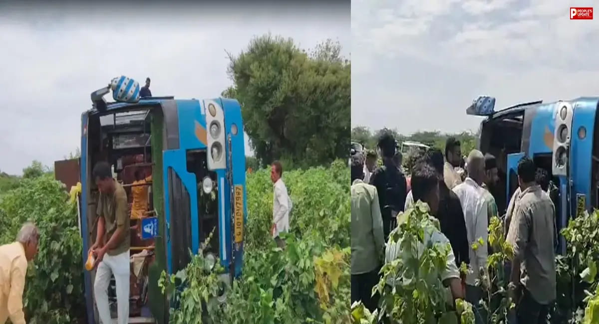 धार में पलटी यात्रियों से भरी बस, 12 घायल, हादसे के बाद ड्राइवर-कंडक्टर फरार!  