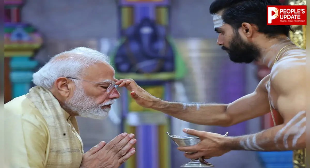 मोदी के 25 साल पूरे! दिल्ली के विनायक मंदिर में की पूजा, कई नेताओं ने दी बधाई 
