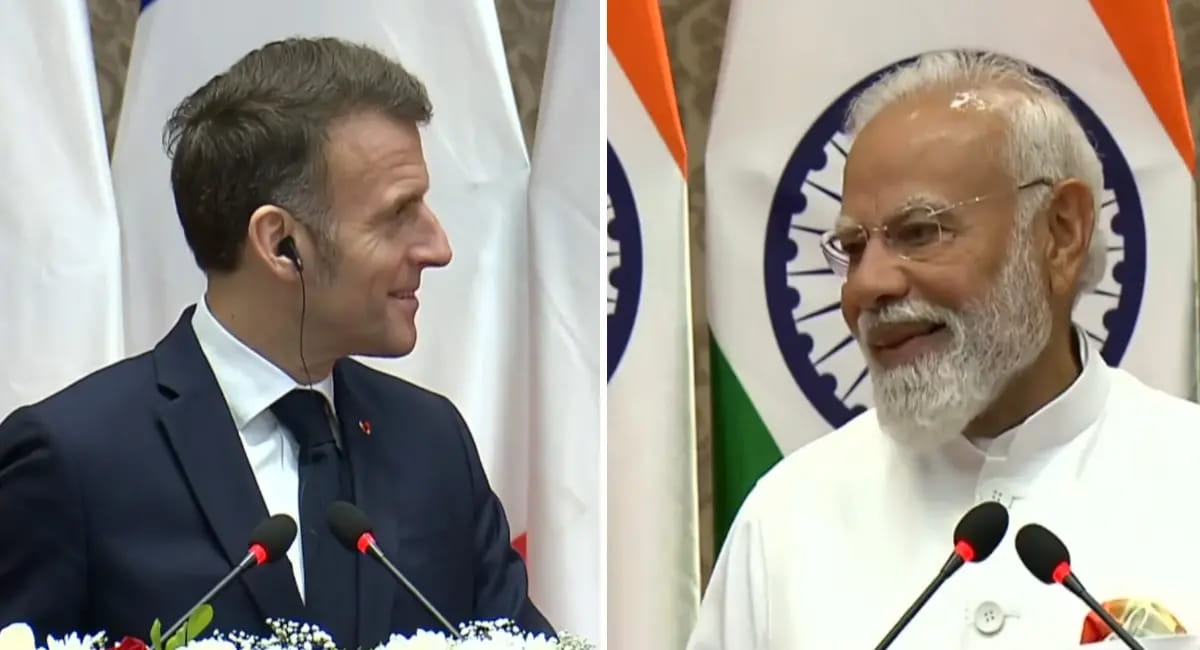  मोदी- भारत-फ्रांस 'माउंट एवरेस्ट' पर उड़ान भरने वाला एकमात्र देश, इमैनुएल...भारत एक भरोसेमंद पार्टनर