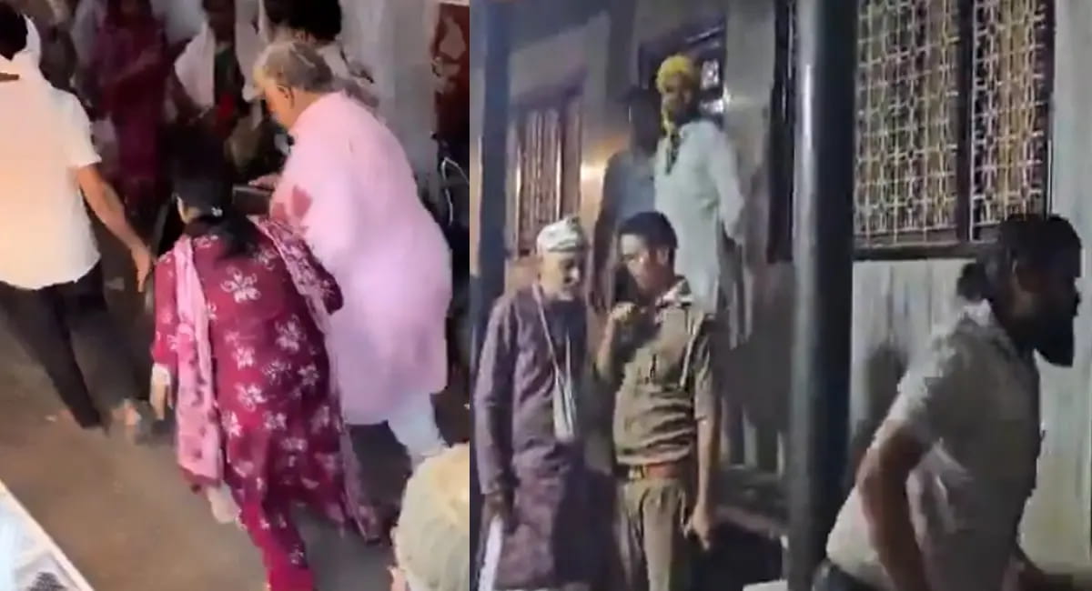 वृंदावन- बांके बिहारी मंदिर के पास मकान का छज्जा गिरा, 9 घायल, 4 की हालत नाजुक
