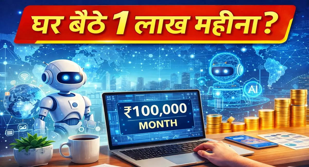 ऑफिस नहीं, घर बैठे AI से करो लाखों में कमाई